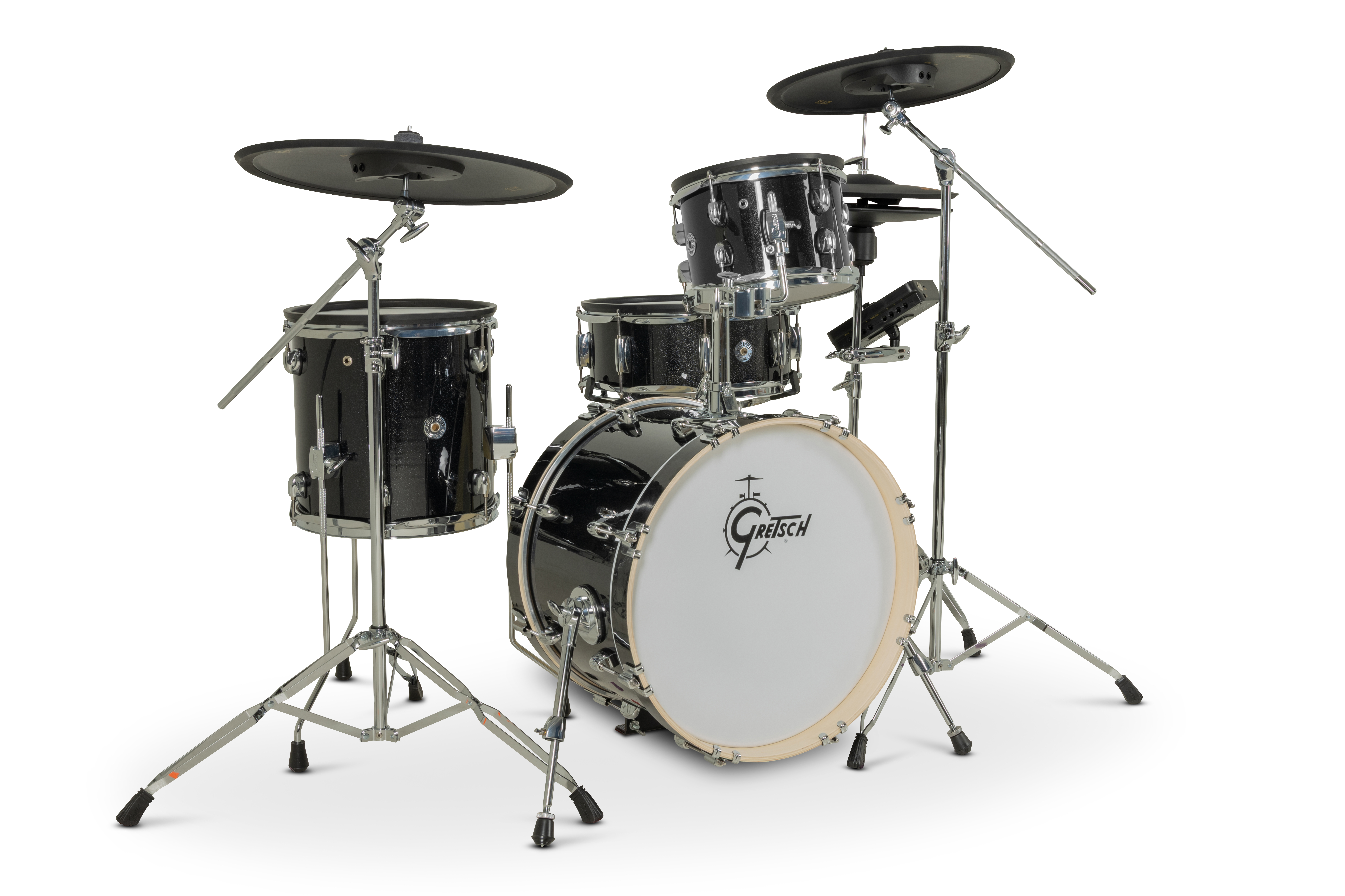 Catalina Evo 4pc Drumset Black Sparkle